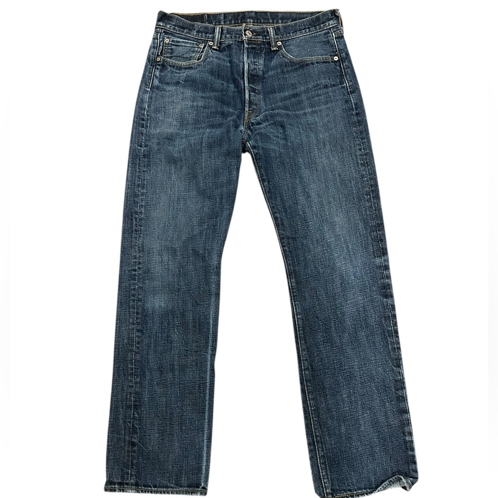 Levi’s 501 Original Fit Jeans Men’s‎ 34x34 Blue Button Fly 100% Cotton Denim
